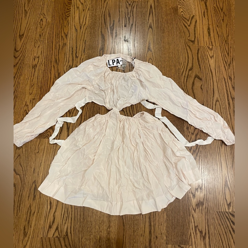 LPA Women’s Small Long Sleeved Open Back Mini Dress - NWT
